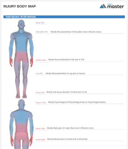 Body Map Report